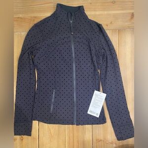 Lululemon Define Jacket Nulu Flocked NWT polka dot